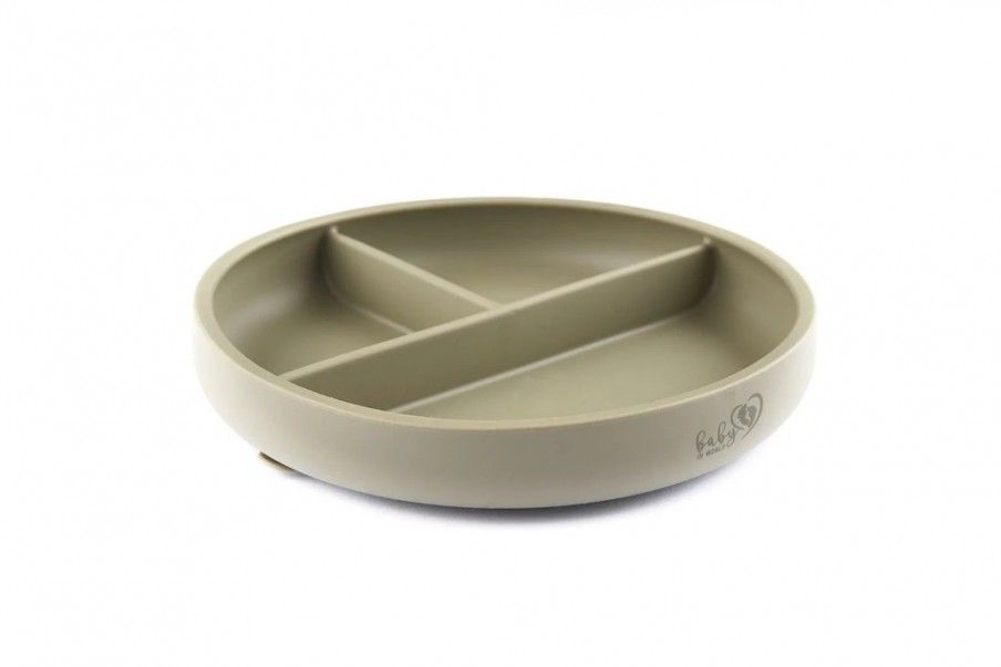 Talerz silikonowy z podziałką Sage