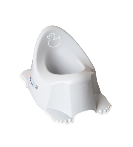 Nocnik Kaczka antypoślizgowy z pozytywką j.szary