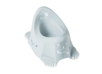 Nocnik antypoślizgowy z pozytywką Sowa szary