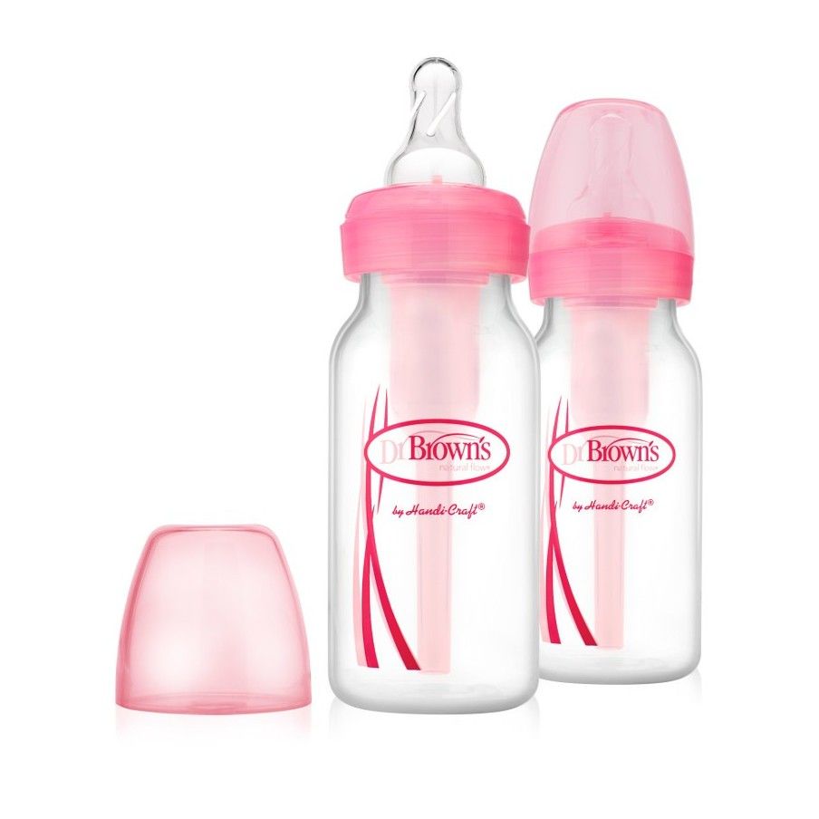 Dr.Browns Butelka standard 250ml Options 2-pak różowy