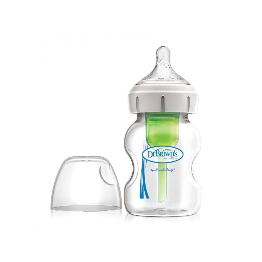 Dr.Browns Butelka szeroka szyjka szklana 150ml Options+