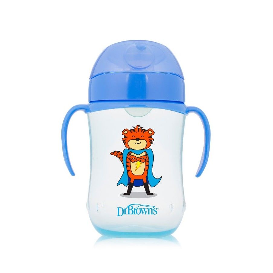 Dr.Browns Kubek z miękkim ustnikiem 270ml z uchwytem