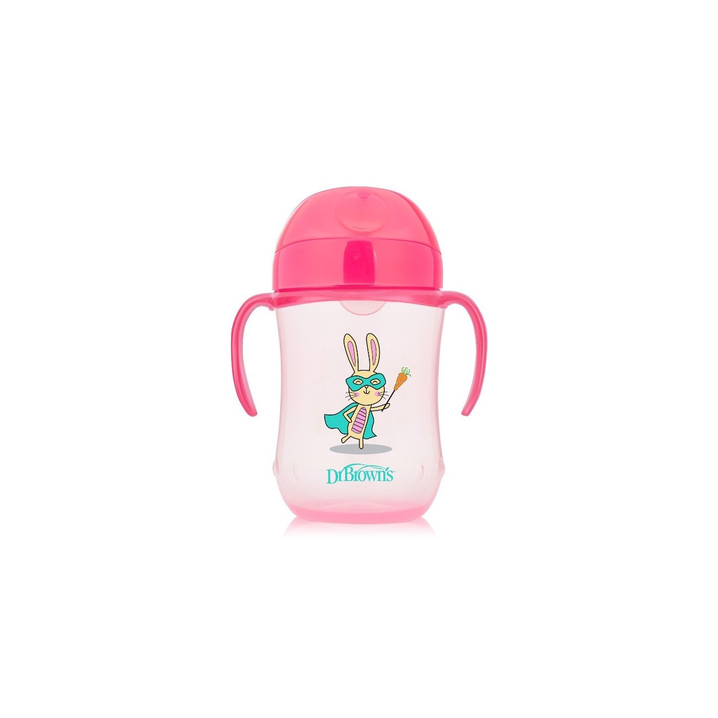 Dr. Brown's Kubek z miękkim ustnikiem 270ml z uchwytem