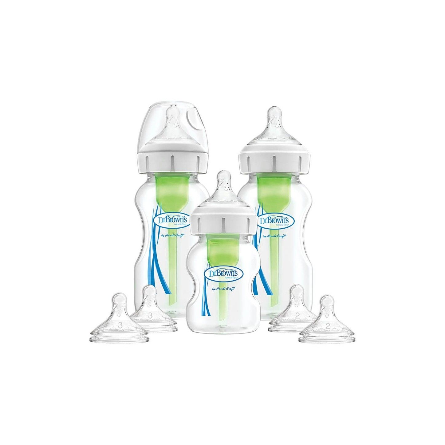 Dr. Brown's Zestaw do karmienia szeroka szyjka Options Plus Mały
