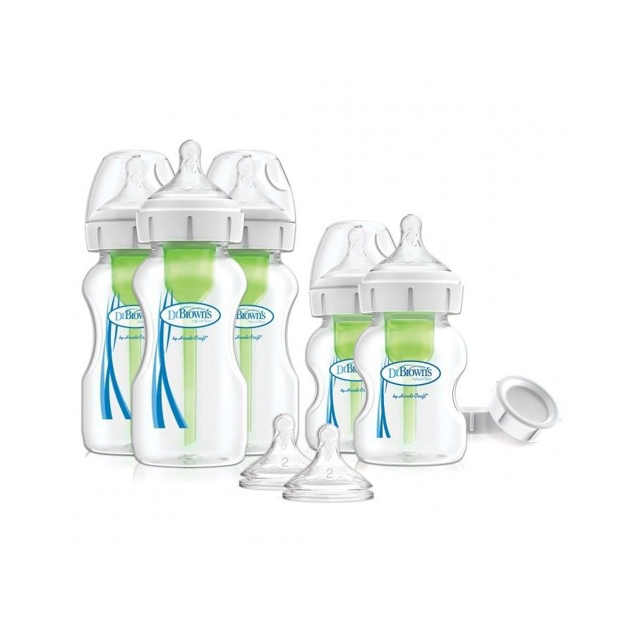 Dr. Brown's Zestaw do karmienia szeroka szyjka Options Plus Duży