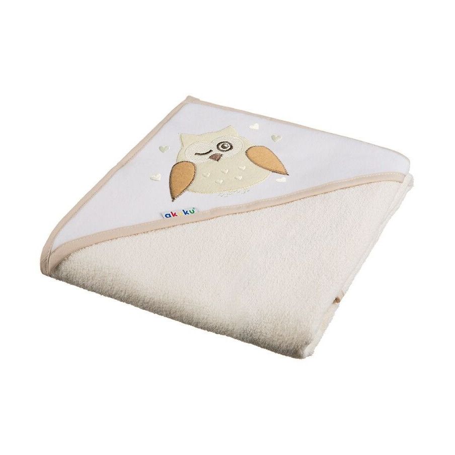 Okrycie kąpielowe 80x80 cm bawełna ecru