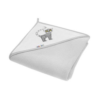 Okrycie kąpielowe 100x100 bawełna lemur