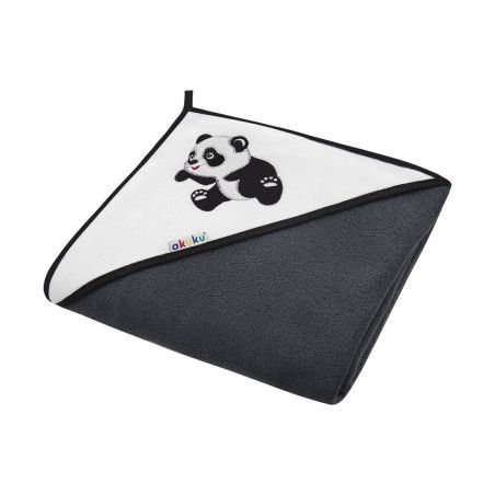 Okrycie kąpielowe 100x100 bawełna panda