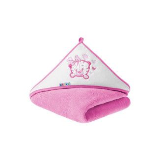 Okrycie kąpielowe 100x100 cm bawełna Kotek