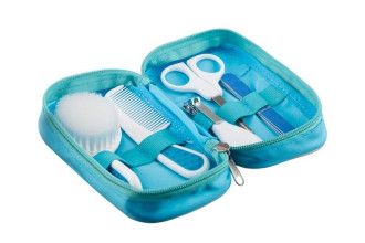 Zestaw pielęgnacyjny manicure niebieski