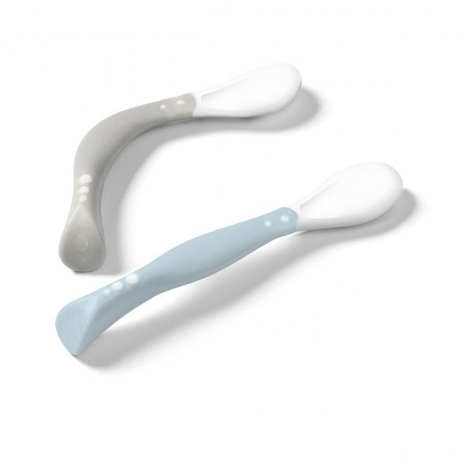 BabyOno Łyżeczki plastyczne dla niemowląt 2szt.