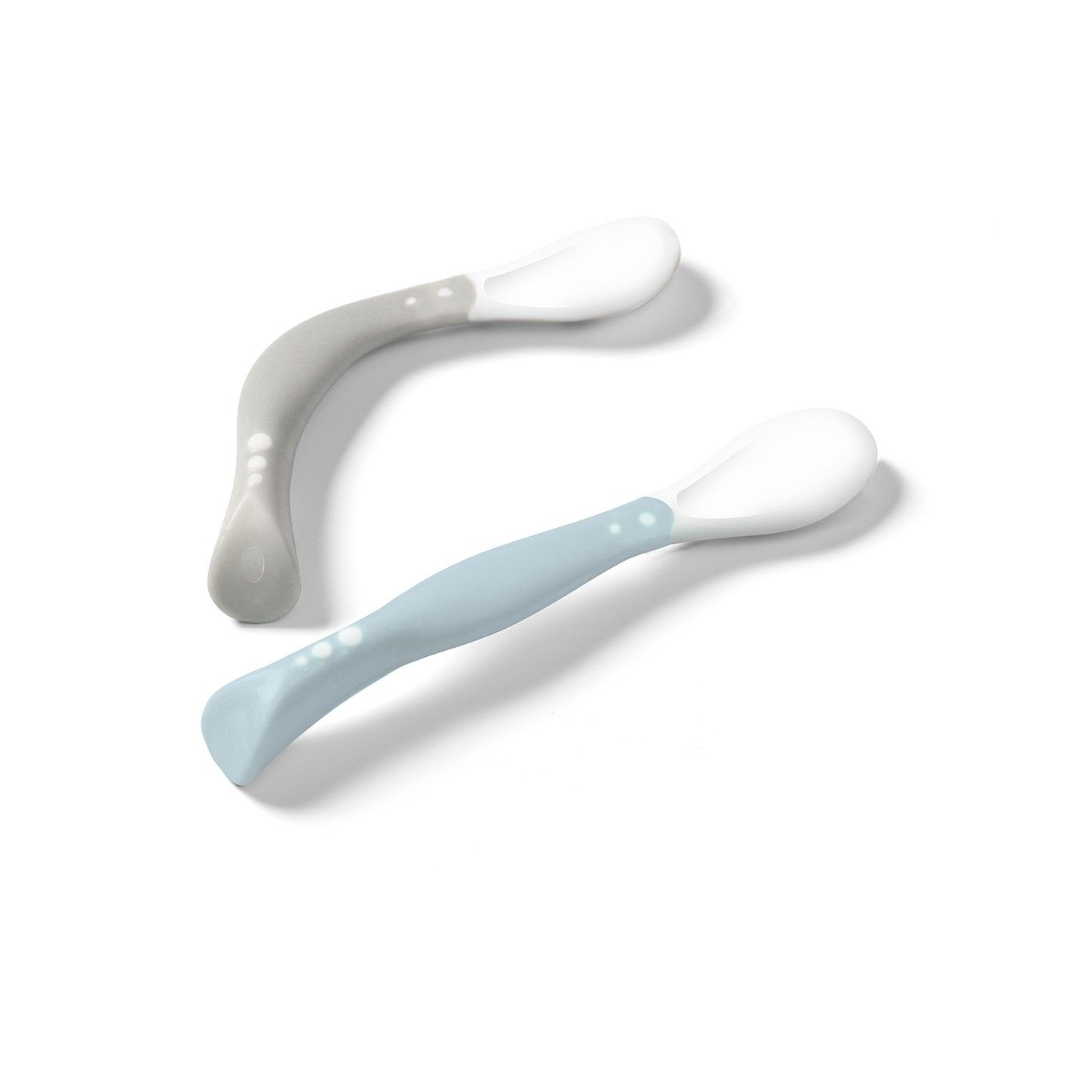 BabyOno Łyżeczki plastyczne dla niemowląt 2szt.