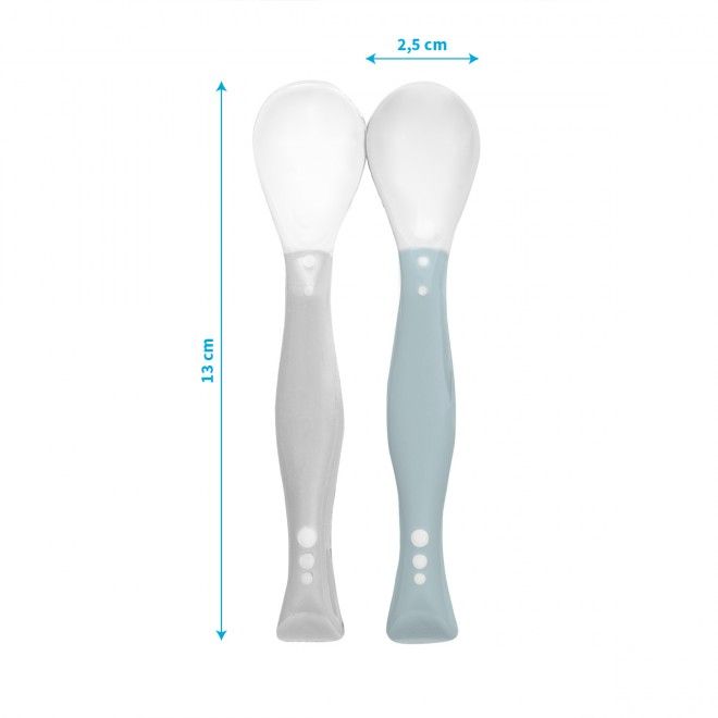 Łyżeczki plastyczne dla niemowląt 2szt.