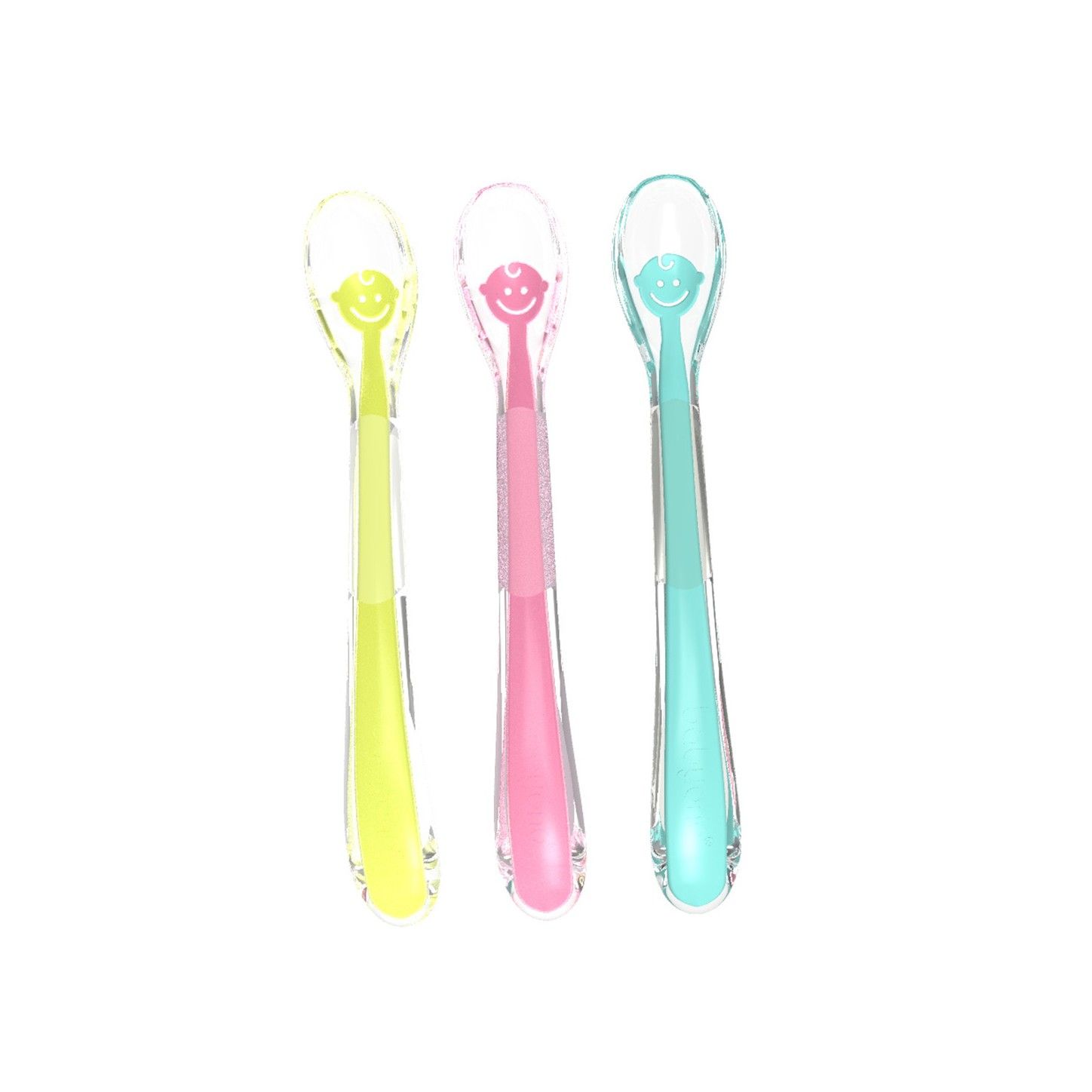 BabyOno Miękka łyżeczka silikonowa dla niemowląt BABY SMILE