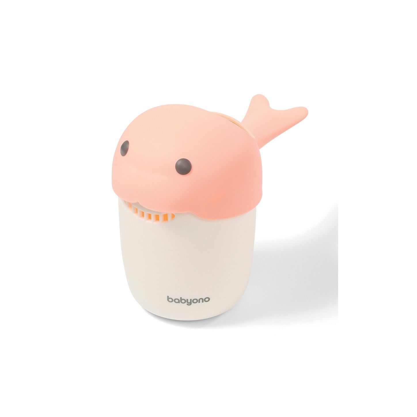 BabyOno Kubek do mycia głowy Whale różowy Take Care