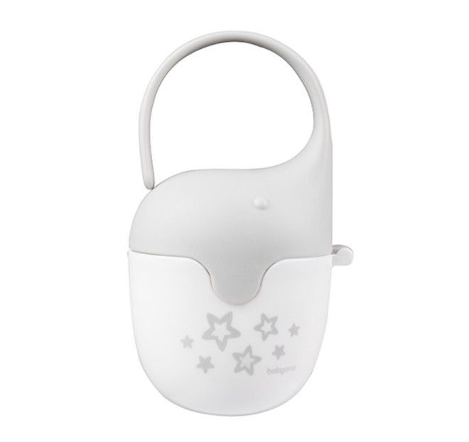 Pojemnik na smoczek Słonik szary Take Care