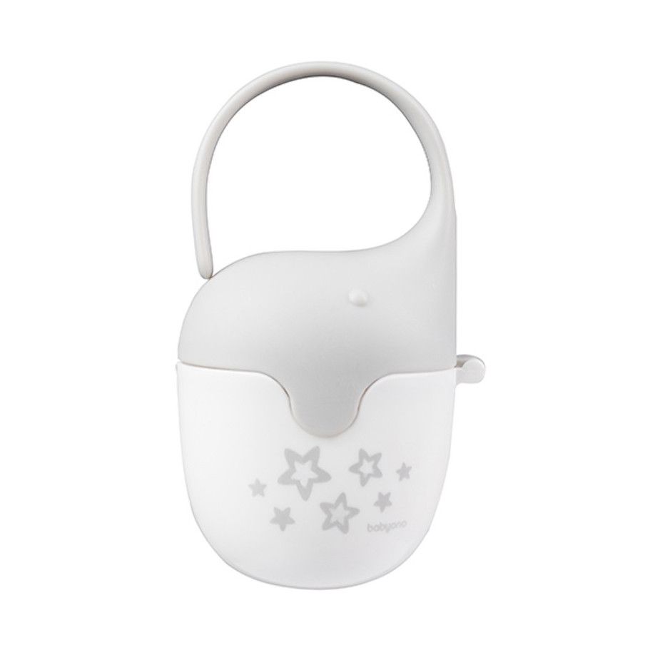 Pojemnik na smoczek Słonik szary Take Care