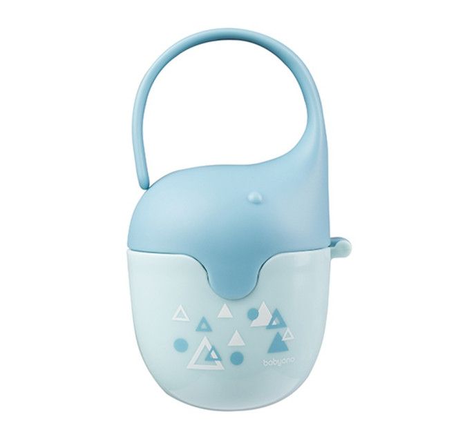 Pojemnik na smoczek Słonik niebieski Take Care