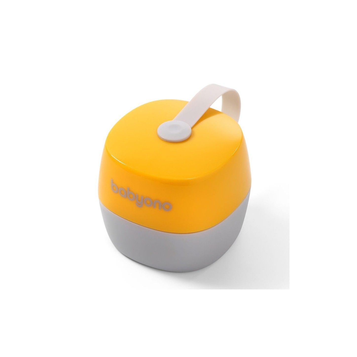 BabyOno Pojemnik na smoczek Natural Nursing żółty