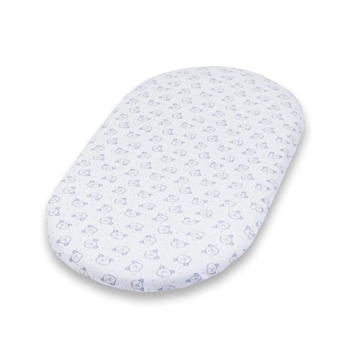 CEBA Prześcieradło do gondoli 2szt Blue + Teddy Bear