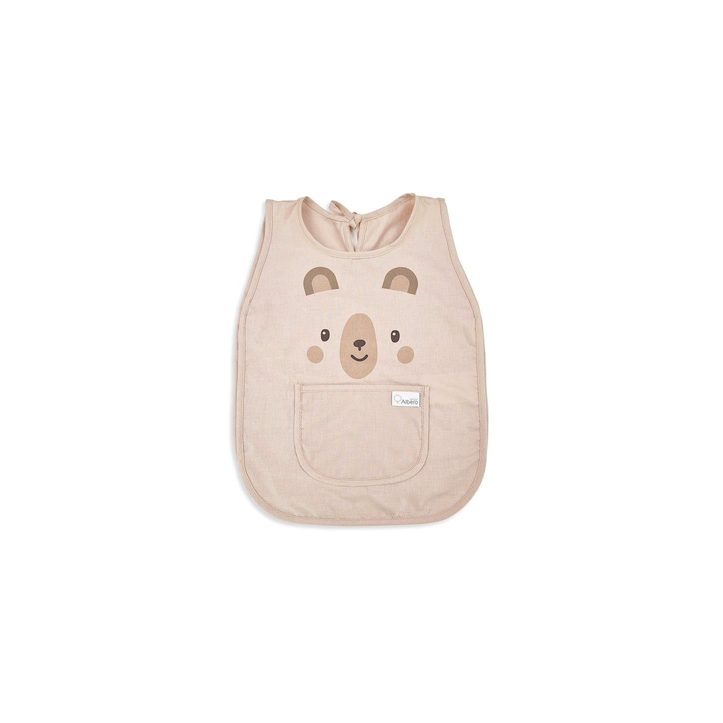 Albero Mio Fartuszek bawełniany Miś