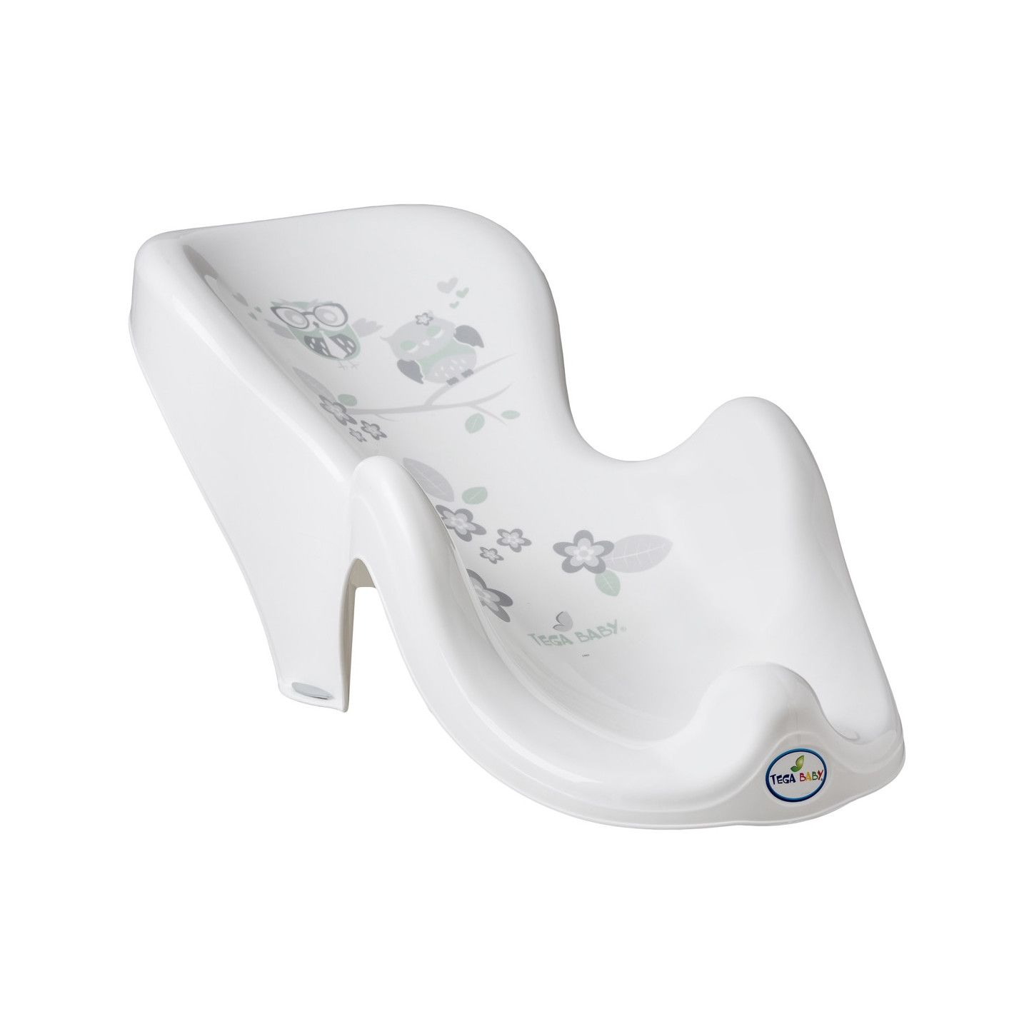 Tega Fotelik do kąpieli antypoślizgowy Sowa biały