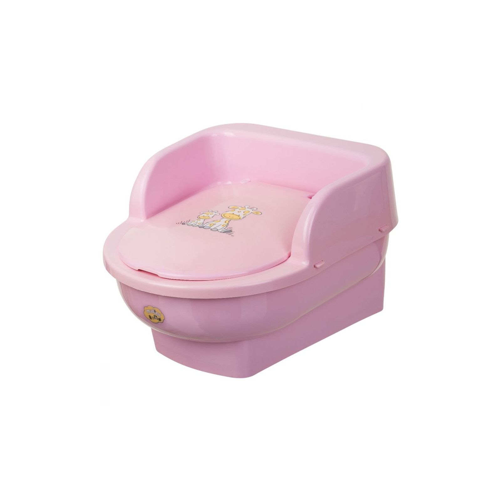 Nocnik Tron Żyrafka Różowy