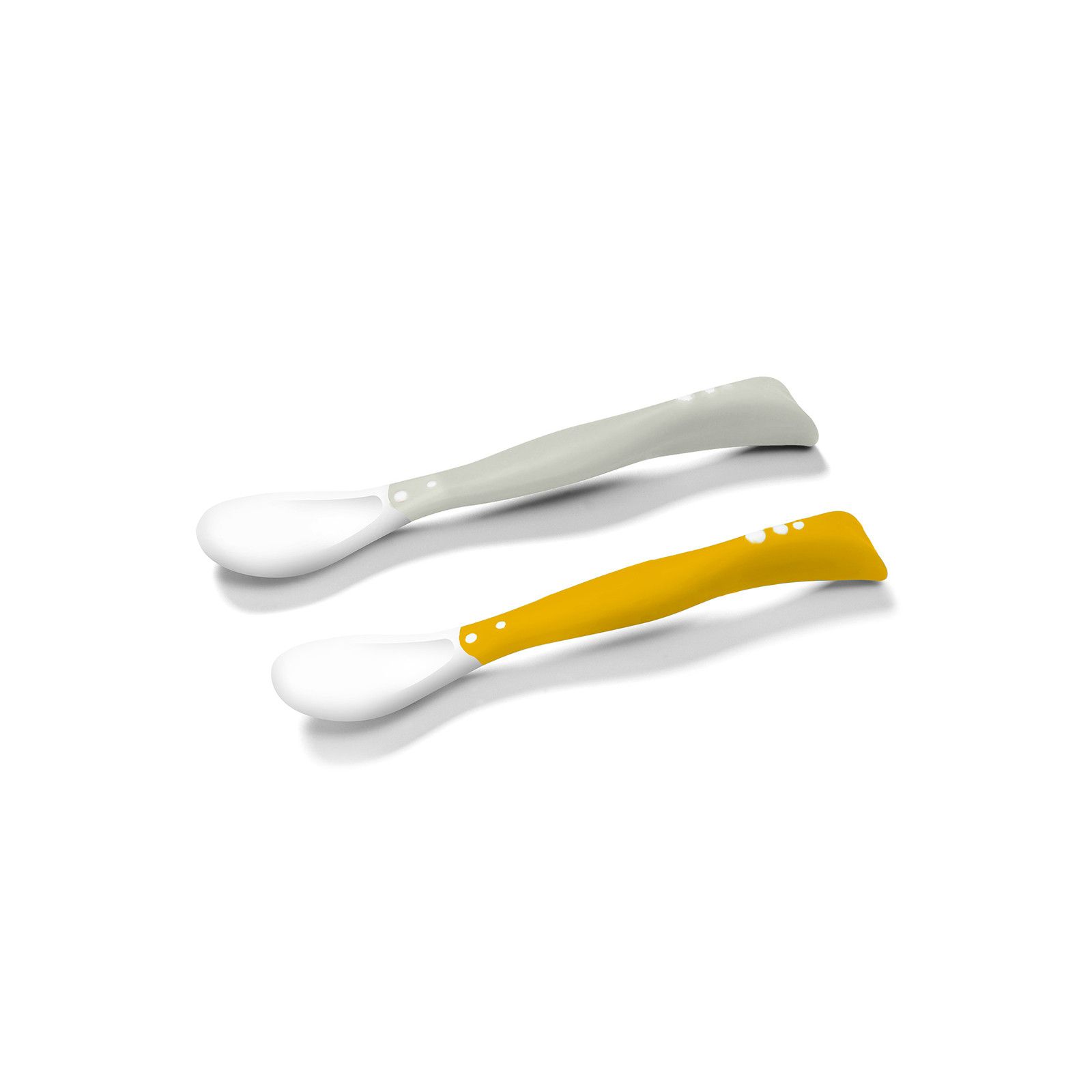 BabyOno Łyżeczki plastyczne dla niemowląt 2szt.