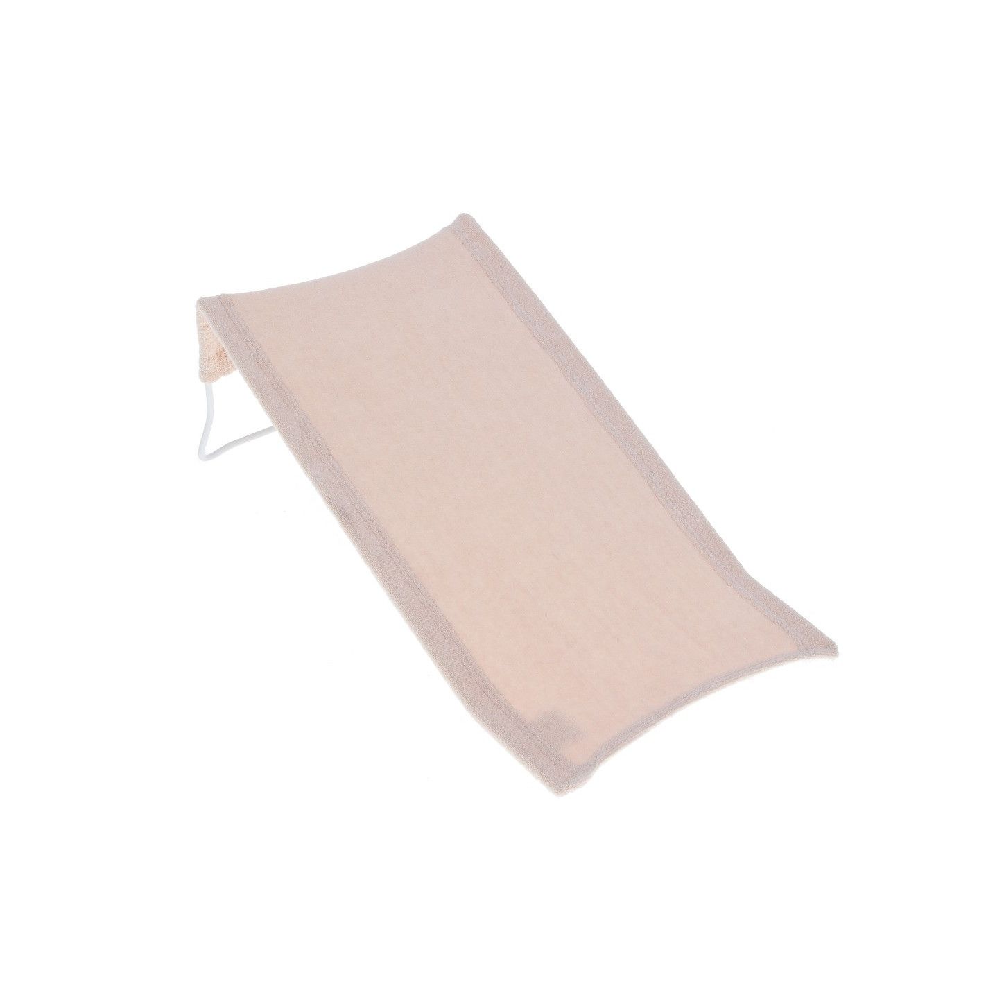 Tega Leżaczek kąpielowy wysoki gruba frota beżowy