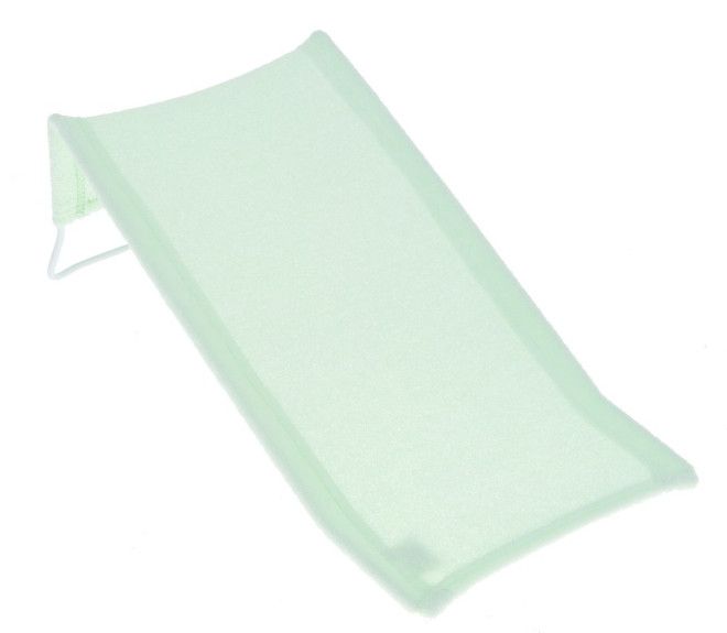 Leżaczek kąpielowy wysoki gruba frota turkusowy