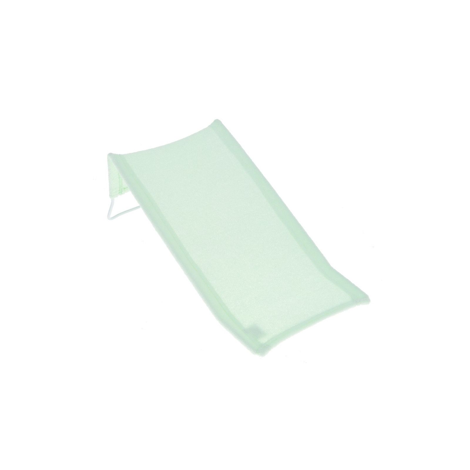 Leżaczek kąpielowy wysoki gruba frota turkusowy