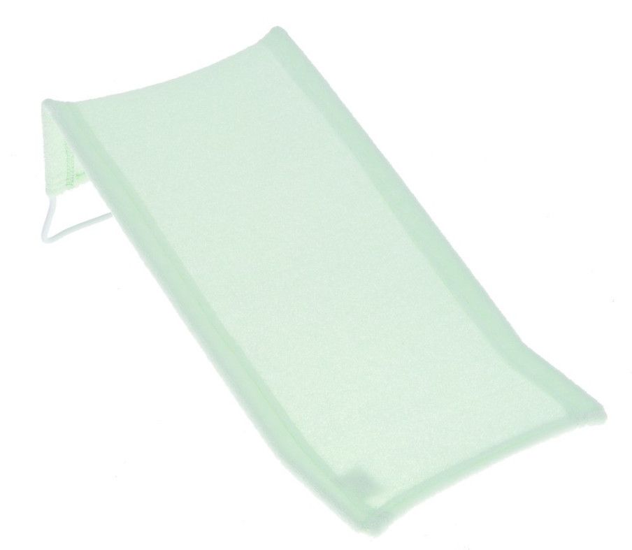 Leżaczek kąpielowy wysoki gruba frota turkusowy