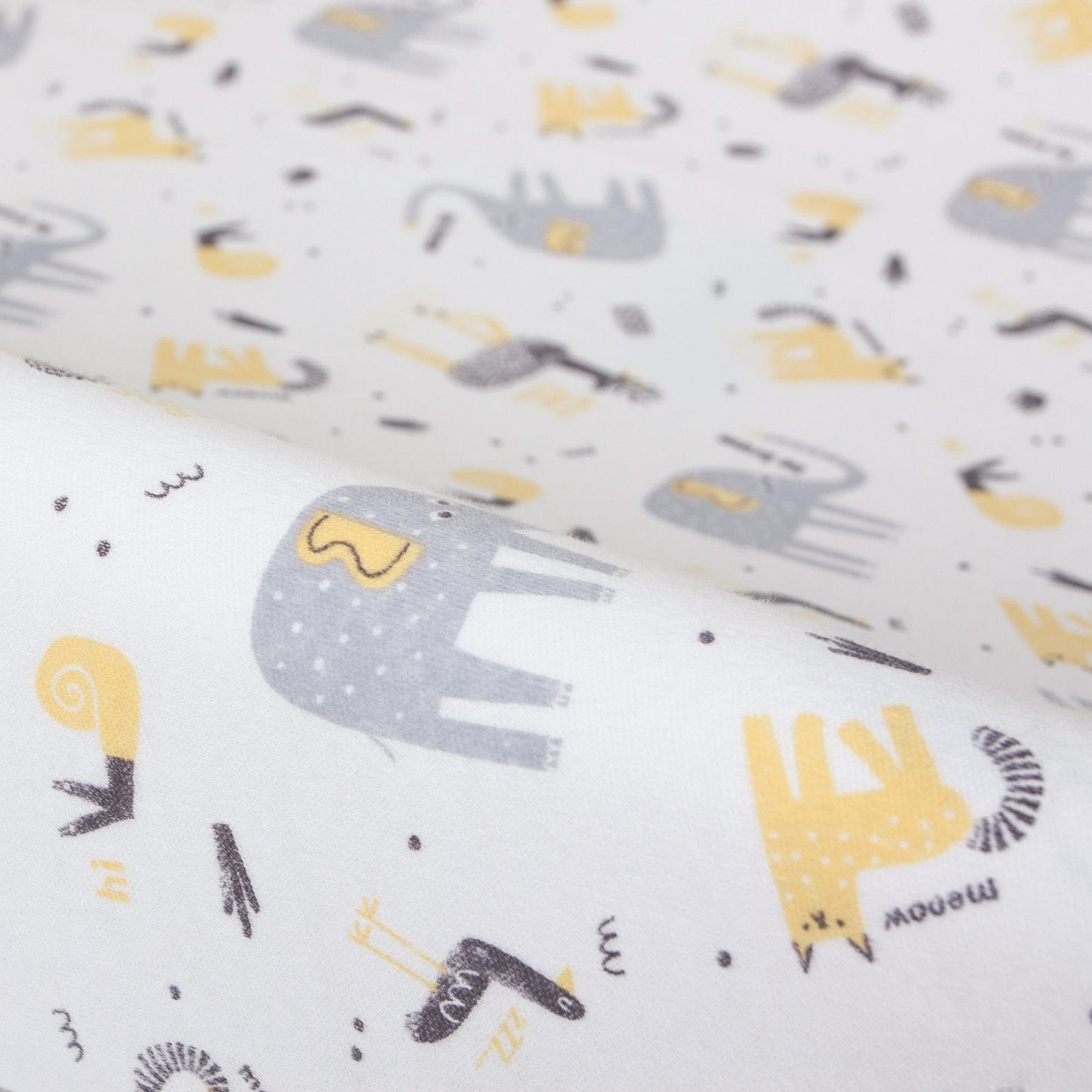 CEBA Pokrowiec na przewijak 50x70-80 2szt. Dark grey + Elephant