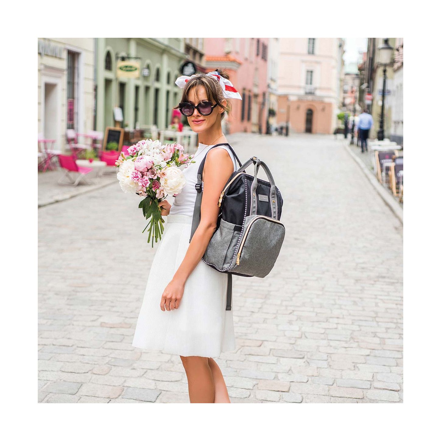 BabyOno Plecak dla mamy - torba do wózka Oslo Style