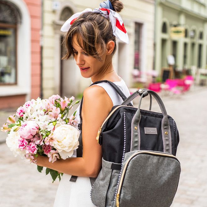 BabyOno Plecak dla mamy - torba do wózka Oslo Style