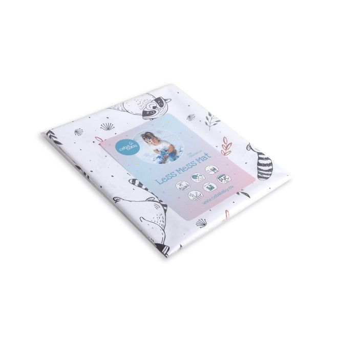 Ceba Less mess mat - mata ochronna 120x120 Raccoon