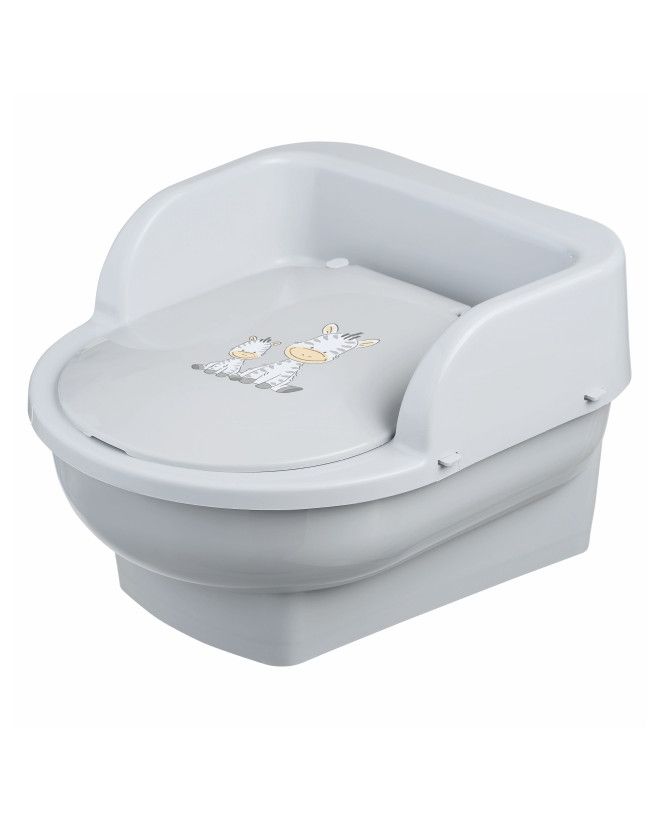 Nocnik Tron Zebra Szary