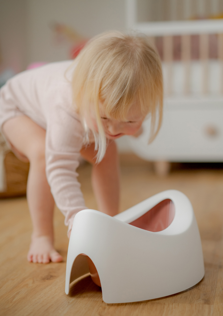 Tega Nocnik teggi turkusowy/biały