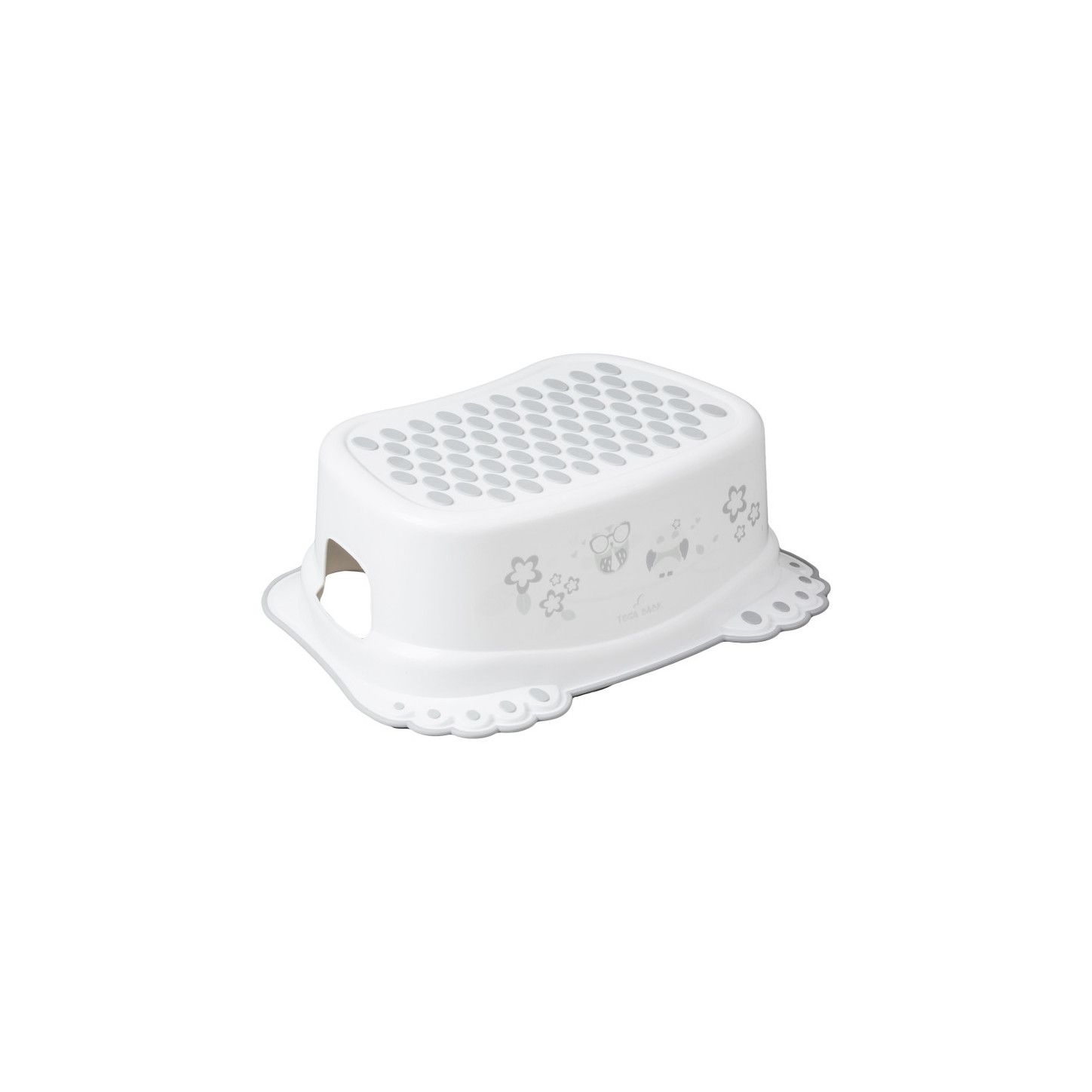 Tega Podnóżek antypoślizgowy Sowa biały