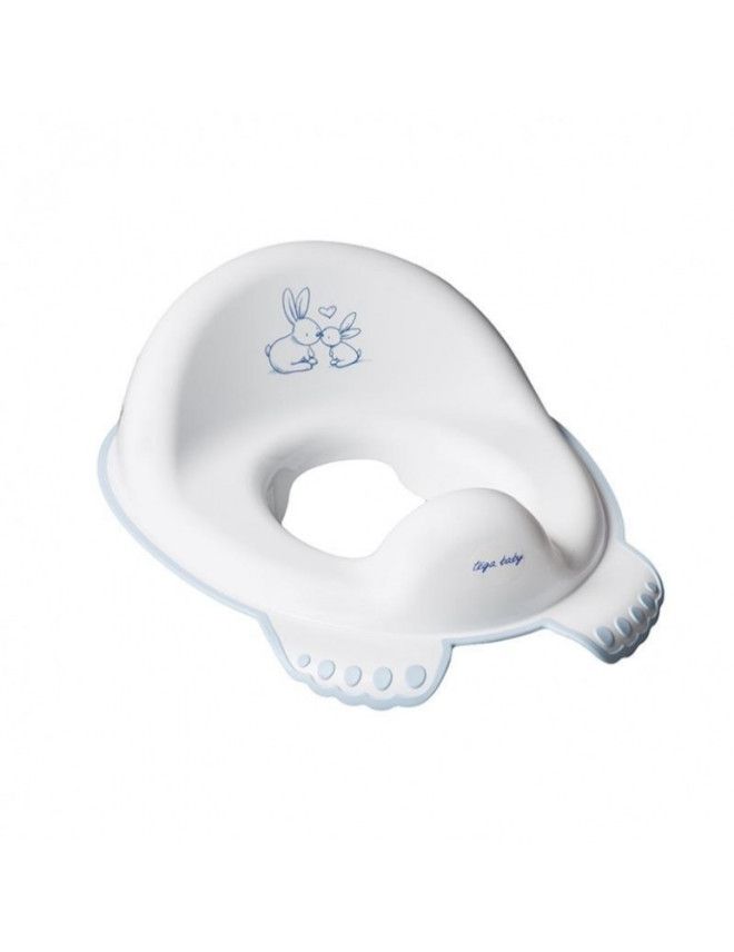 Nakładka sedesowa antypoślizgowa Króliczki biały