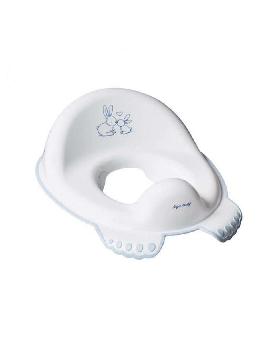 Nakładka sedesowa antypoślizgowa Króliczki biały