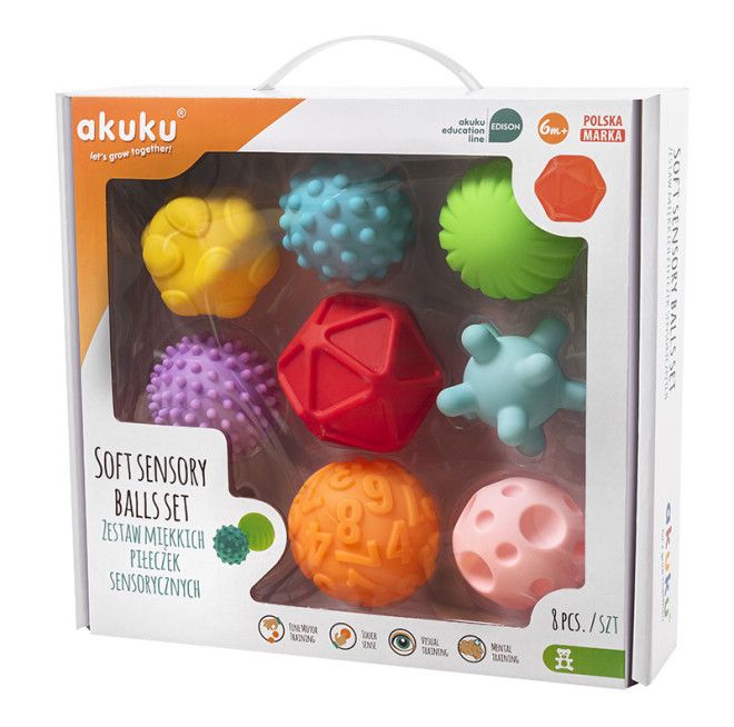 Zestaw piłeczek sensorycznych