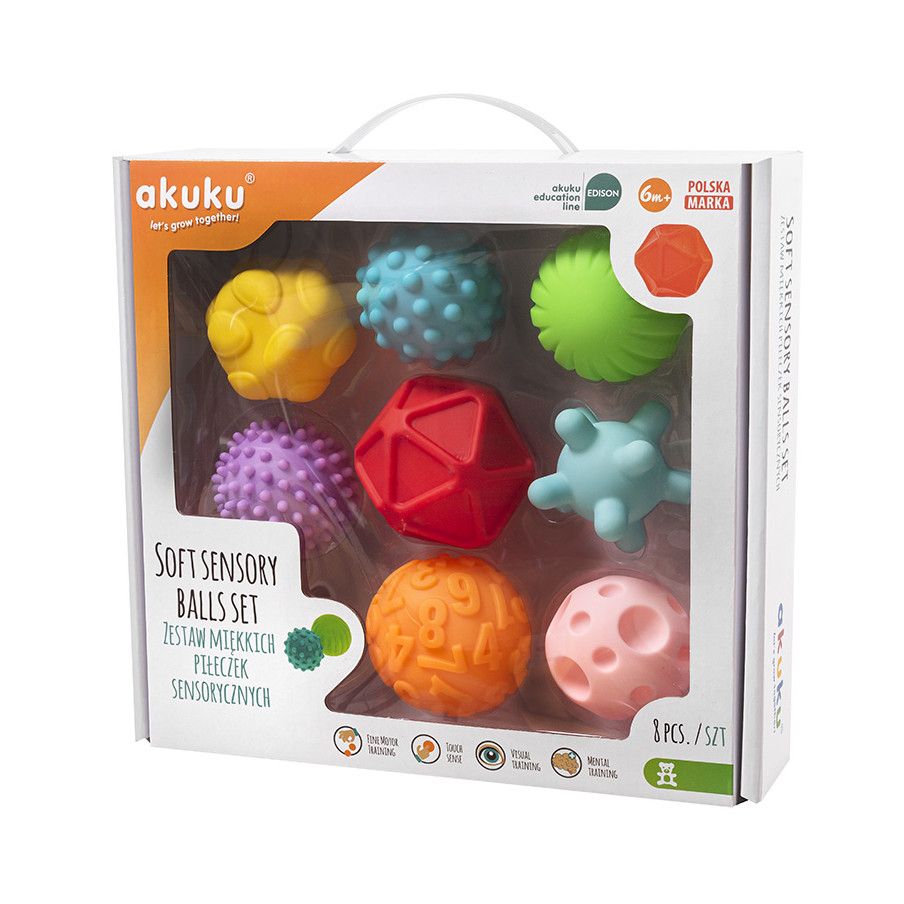 Zestaw piłeczek sensorycznych