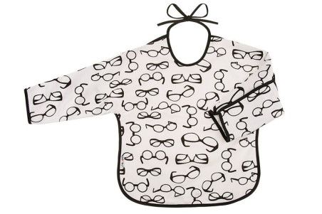 Śliniak rękawek okulary