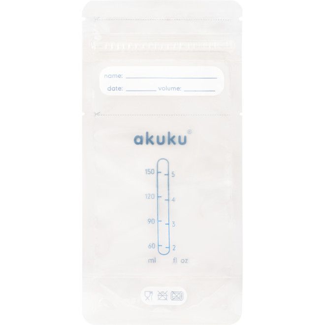 Sterylne woreczki do przechowywania pokarmu 150 ml