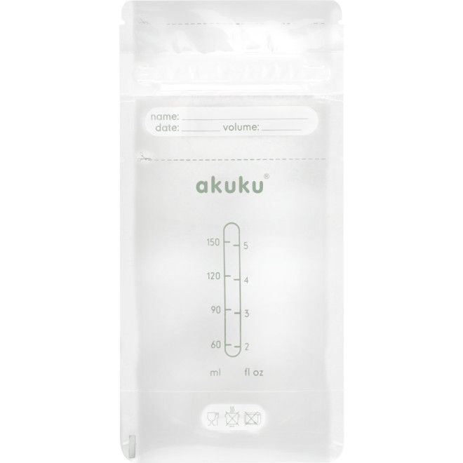 Sterylne woreczki do przechowywania pokarmu 150 ml