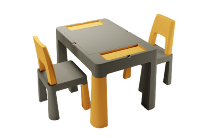 Tega Komplet Multifun 1+2 grafitowy/musztardowy