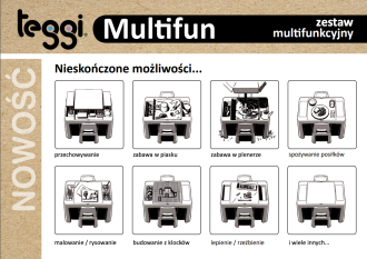 Komplet Multifun 1+2 grafitowy/musztardowy