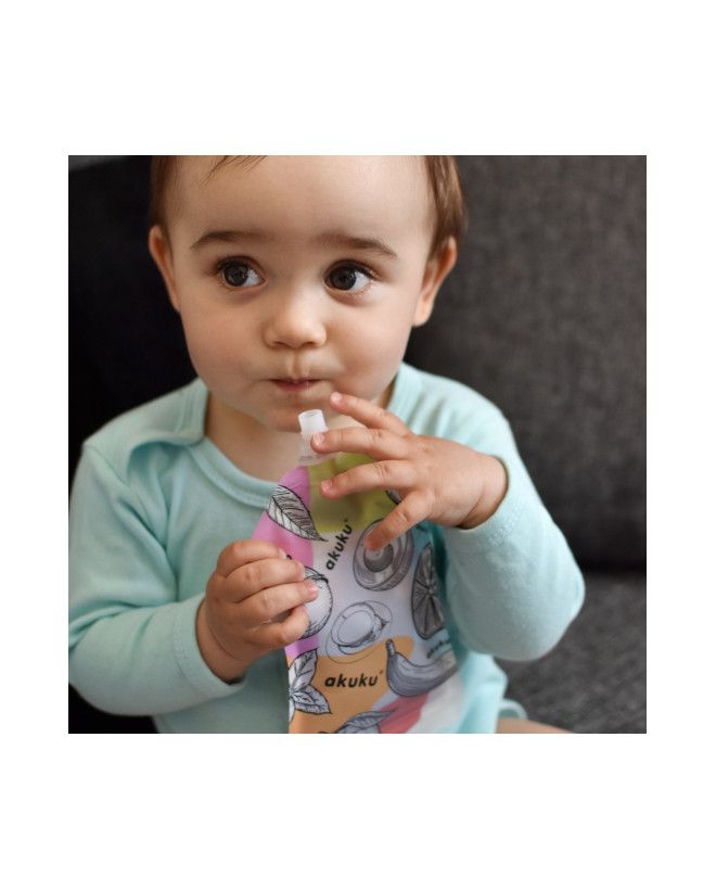 Saszetki wielorazowe na pokarm