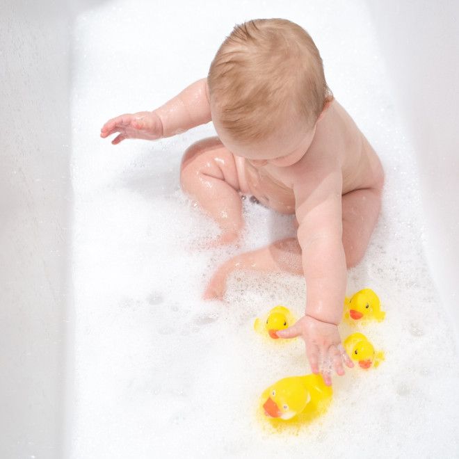 Zabawki kąpielowe kaczuszki 4szt